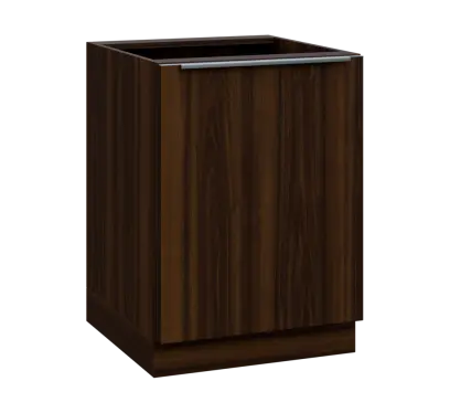 SIS - 6D spodní skříňka, 1-dveřová, pravá, 870x600x600, ořech královský